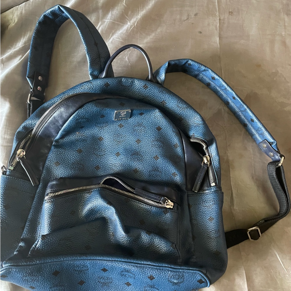 MCM Bookbag Blue